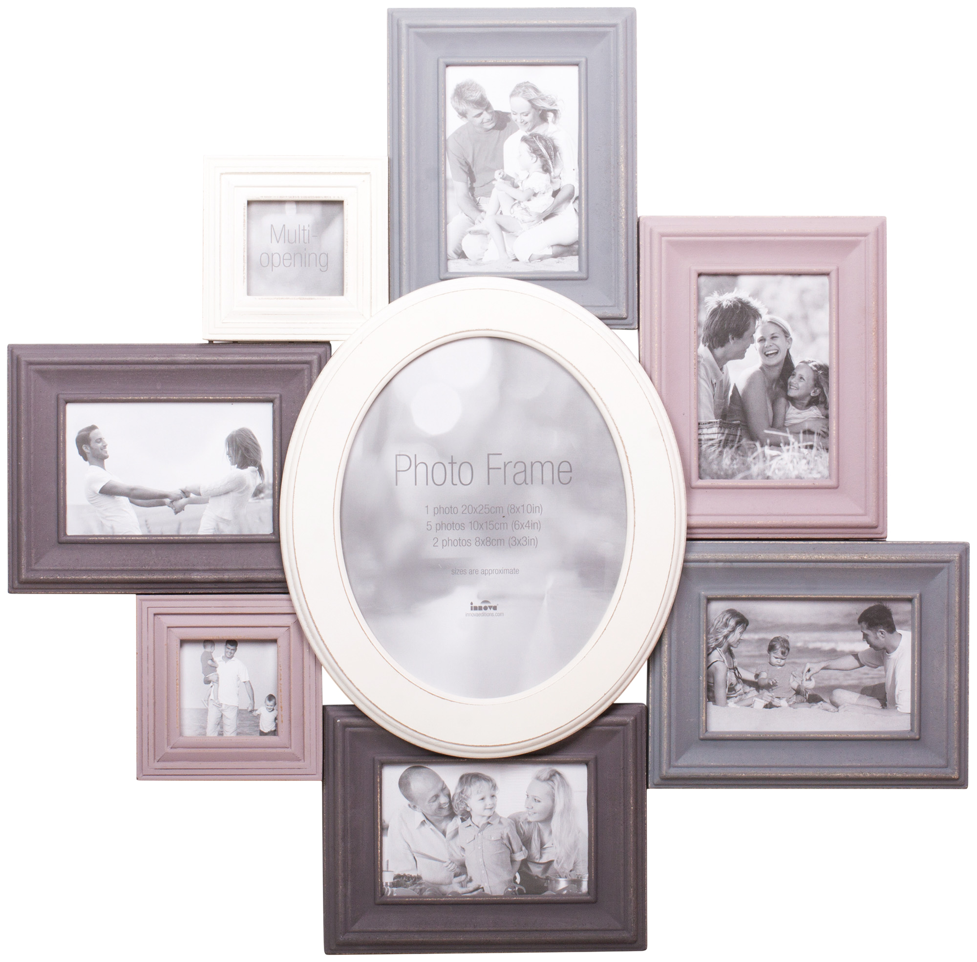 PI04957 Ф/рамка 8 фото 1 x 20*25, 5 x 10*15, 2 x 8*8 MadeiraPVIII MDF (4)