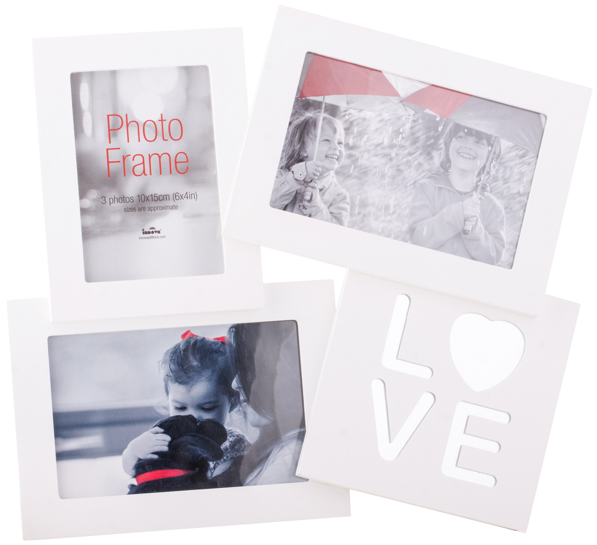 PI04944 Ф/рамка 3 x 10x15 Love MDF White (6)