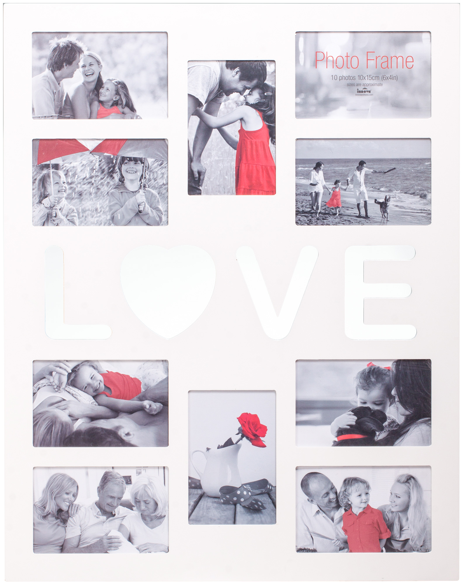 PI04945 Ф/рамка 10 x 10x15 Love MDF White (1)