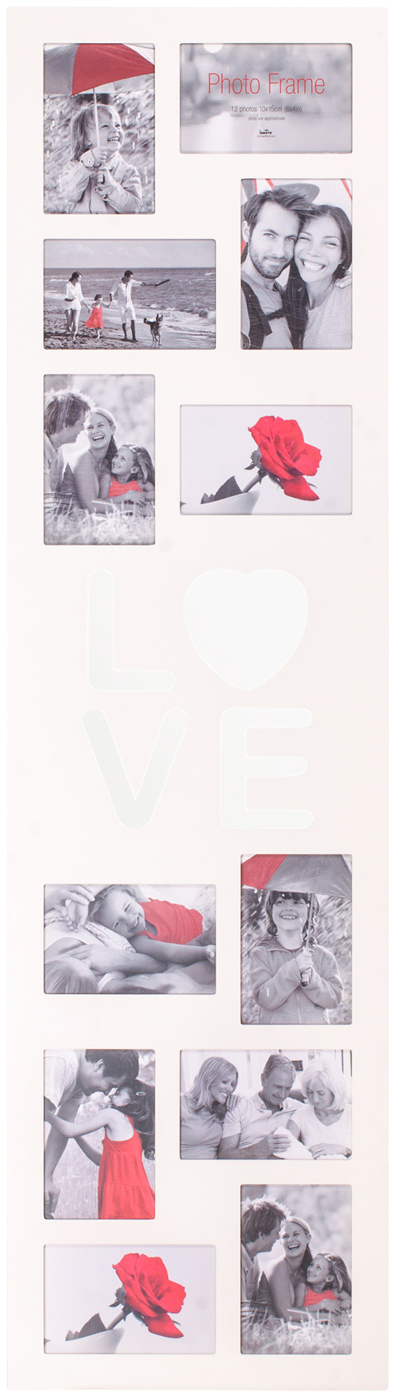PI04946 Ф/рамка 12 x 10x15 Love MDF White (1)
