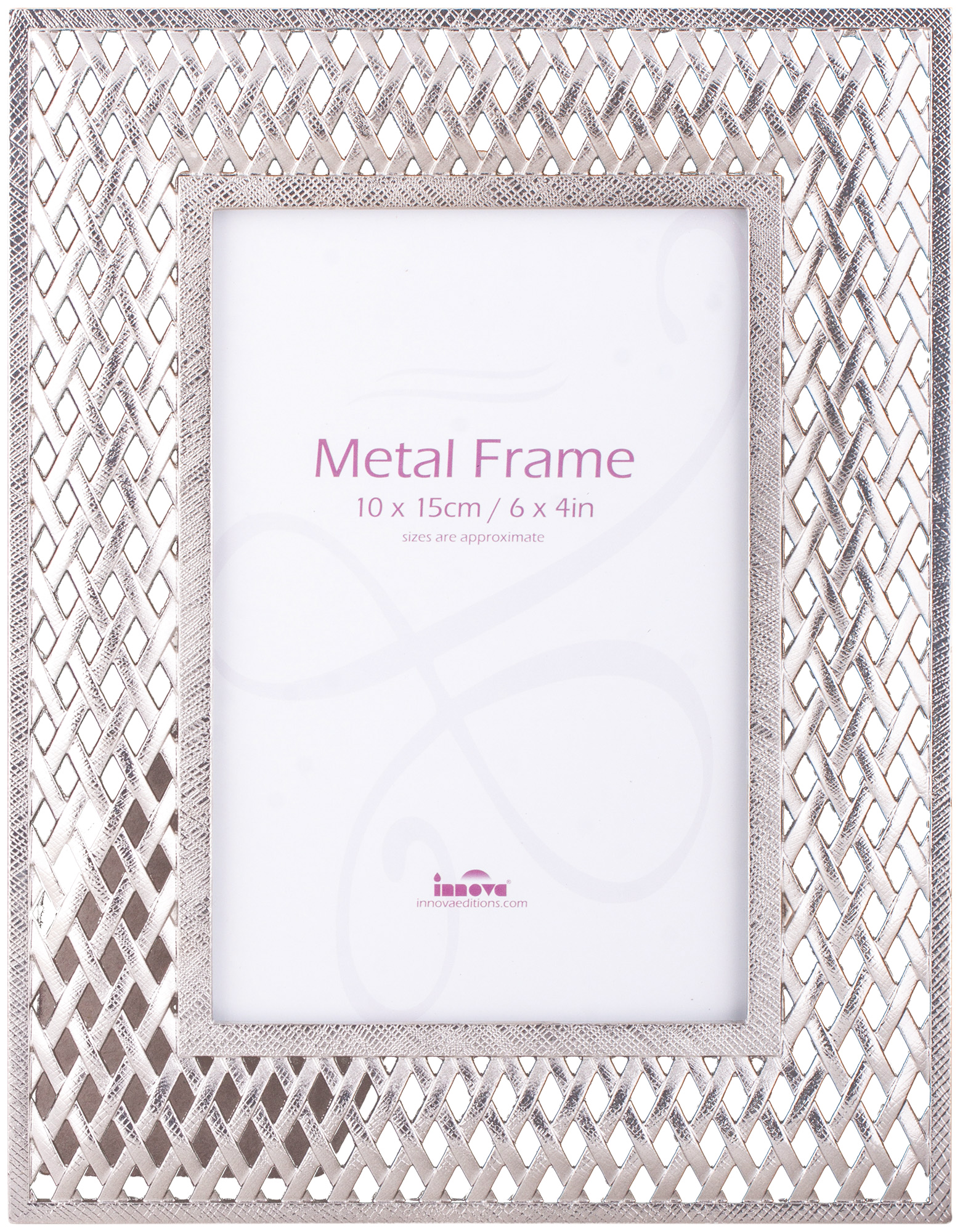 PM05043 Ф/рамка 10x15 Lattice Pewter (4)