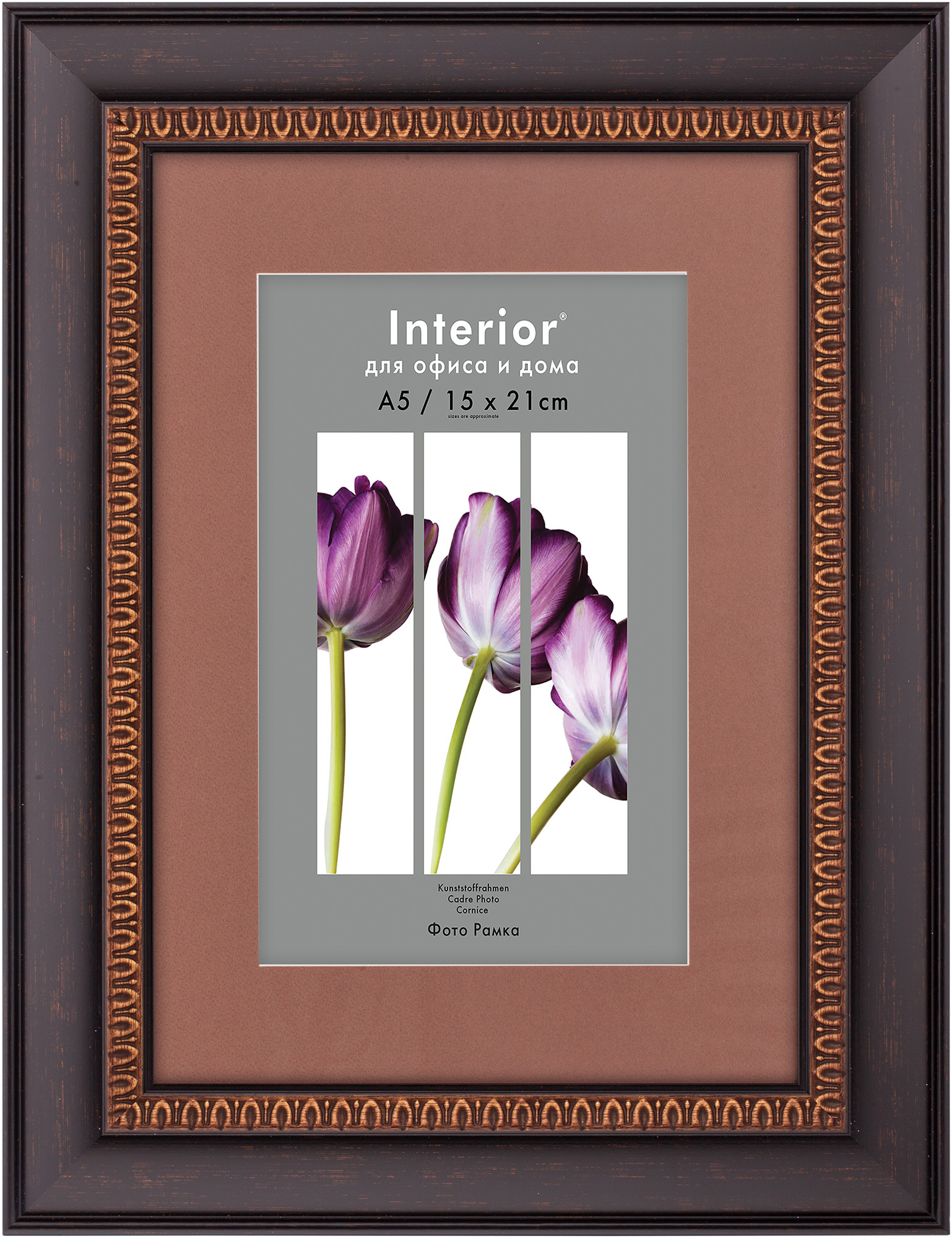 ORNATE 21*30 с паспарту 15*21 Indiana Dark Brown (14)