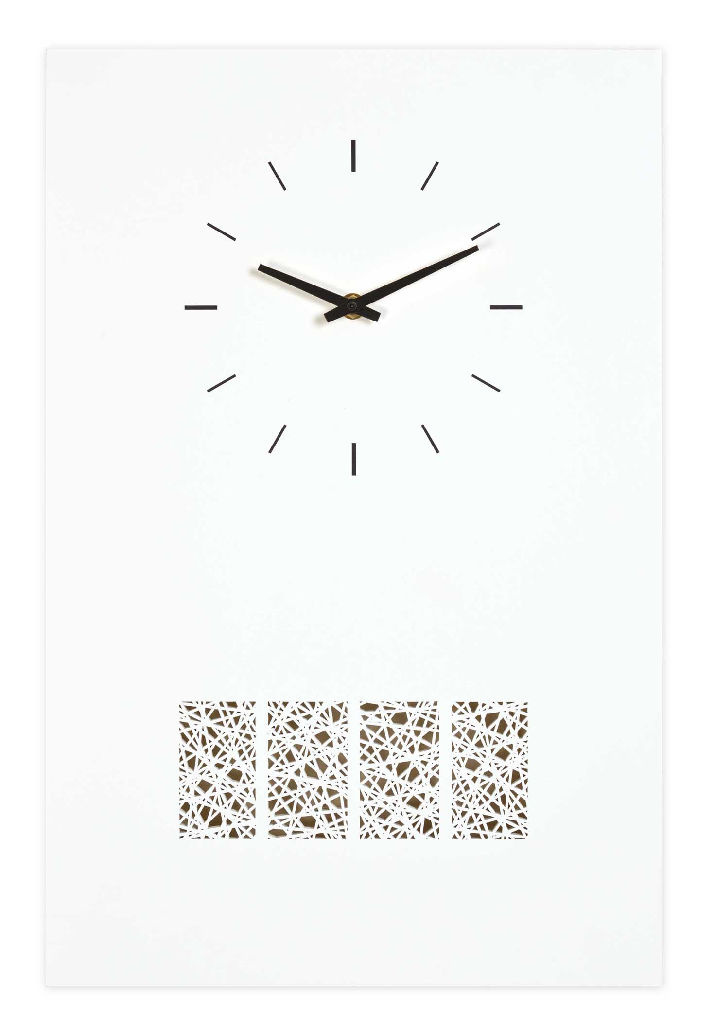 W04938 Часы 32*49cm Casa White Clock (3)