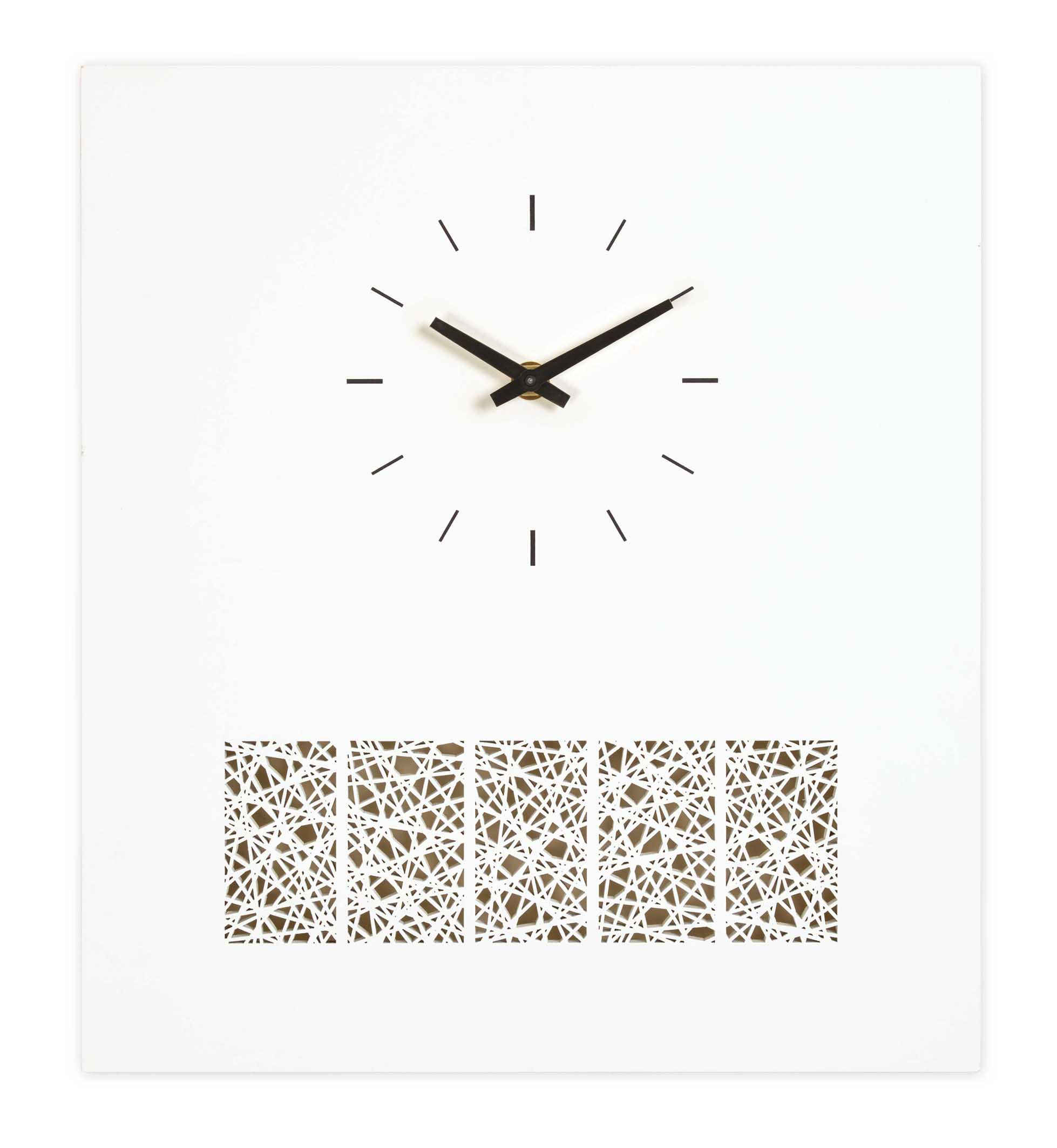 W04939 Часы 32*36cm Casa White Clock (3)