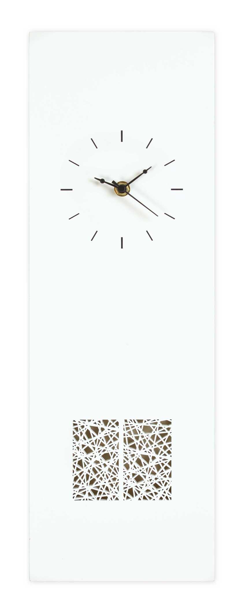 W04940 Часы 16*49cm Casa White Clock (3)