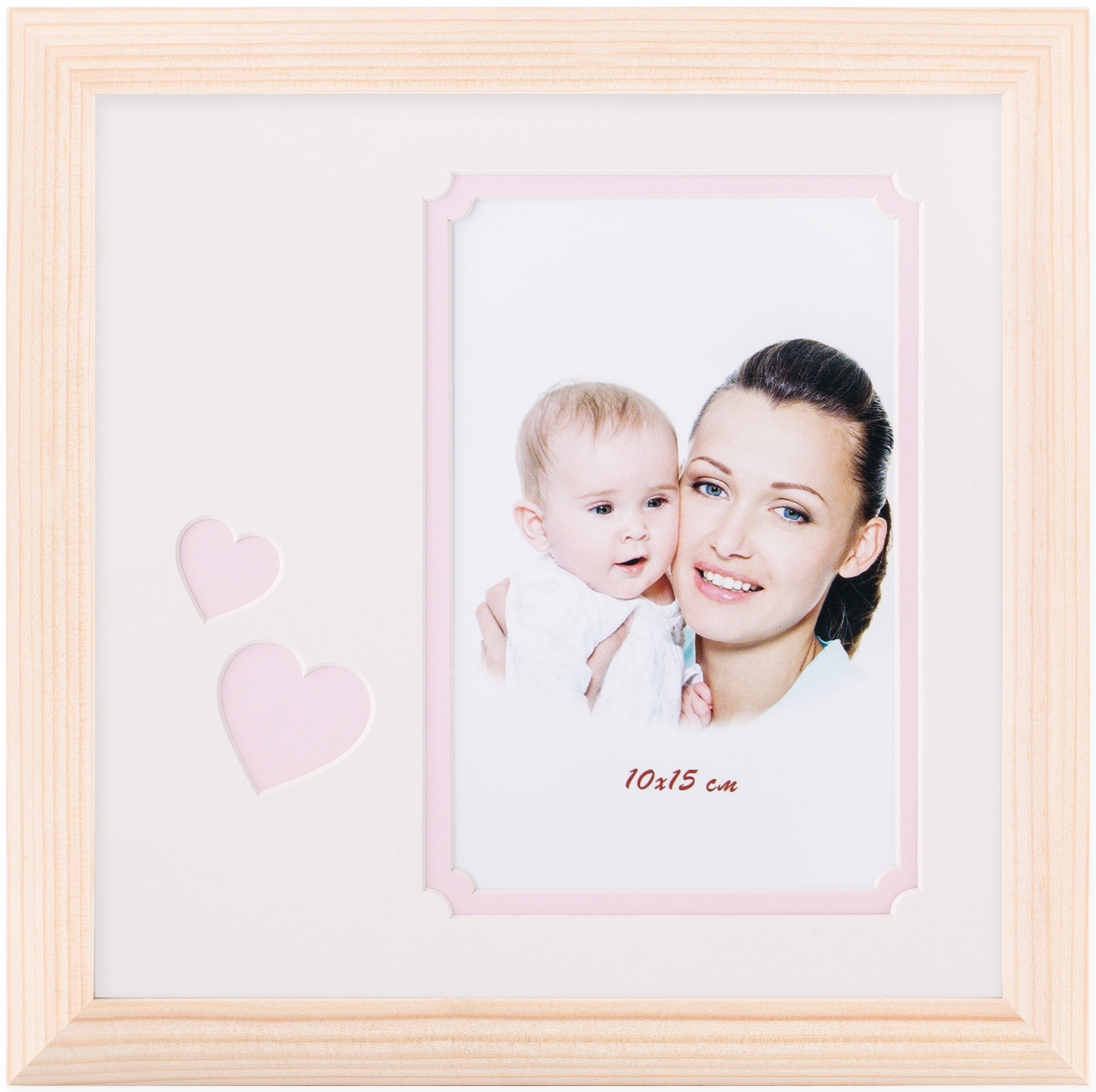 Сосна Interior ЕСО 20х20 Hearts 10*15 Pink (30)