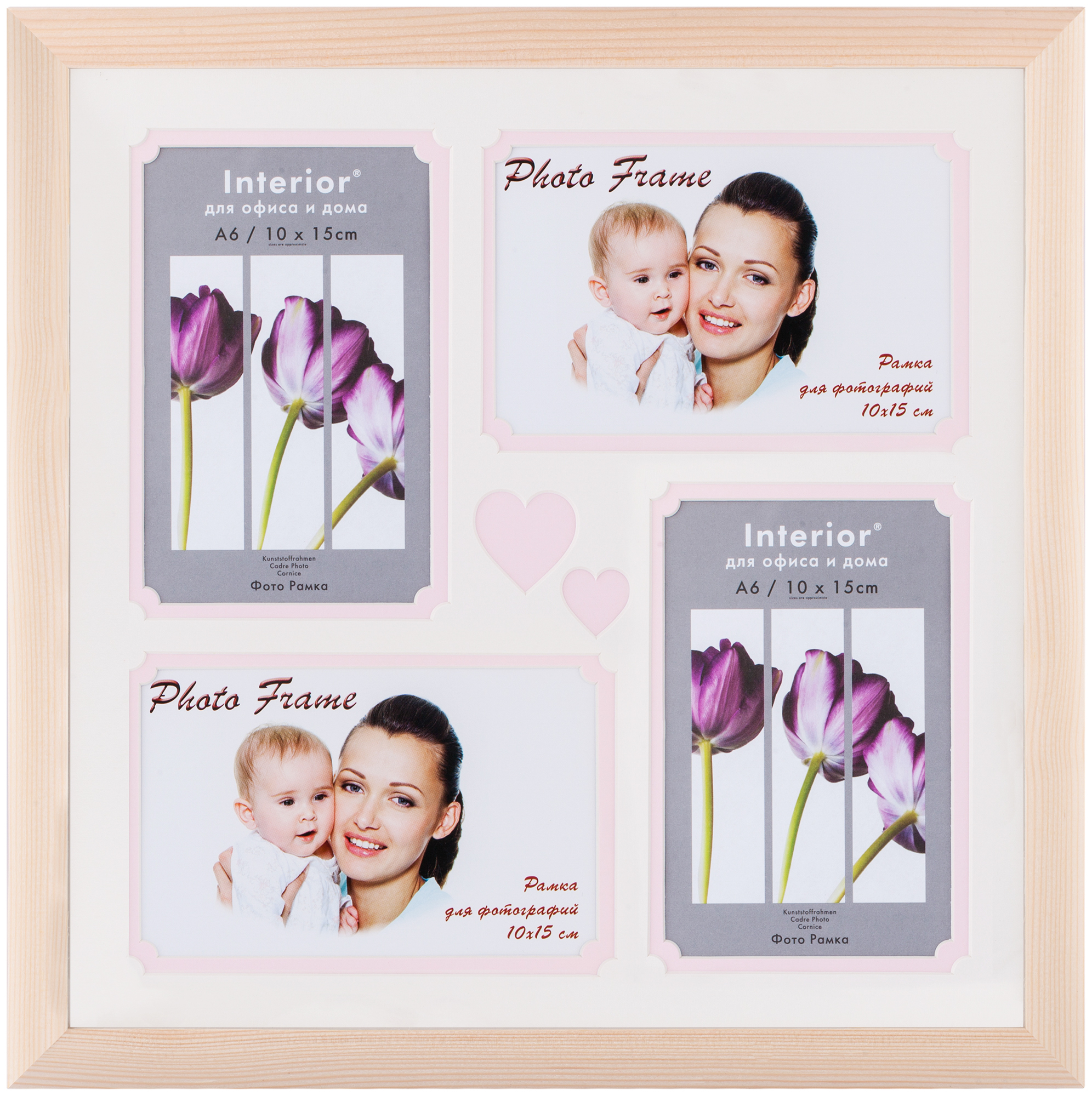 Сосна Interior ЕСО 30х30 (Multi) 4x10*15 Pink (16)