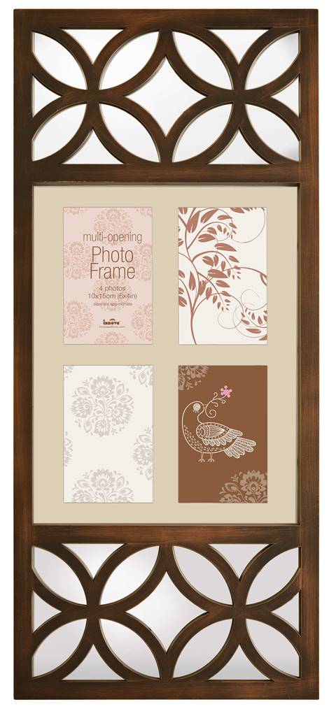 PI04985 Ф/рамка 4 фото 10*15 Milano IV Bronze effect (5)