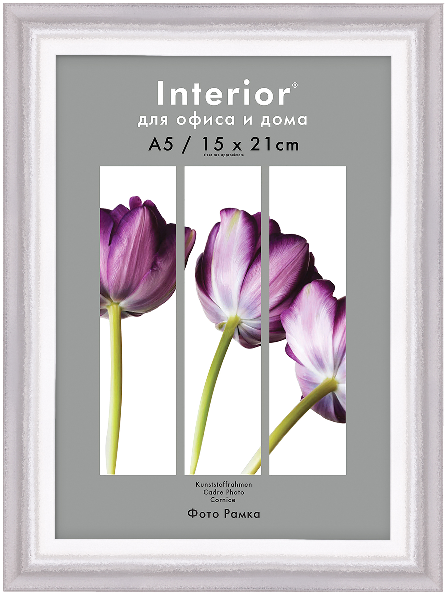 Interior 327G-6 15x21 пластик, серебро (30)