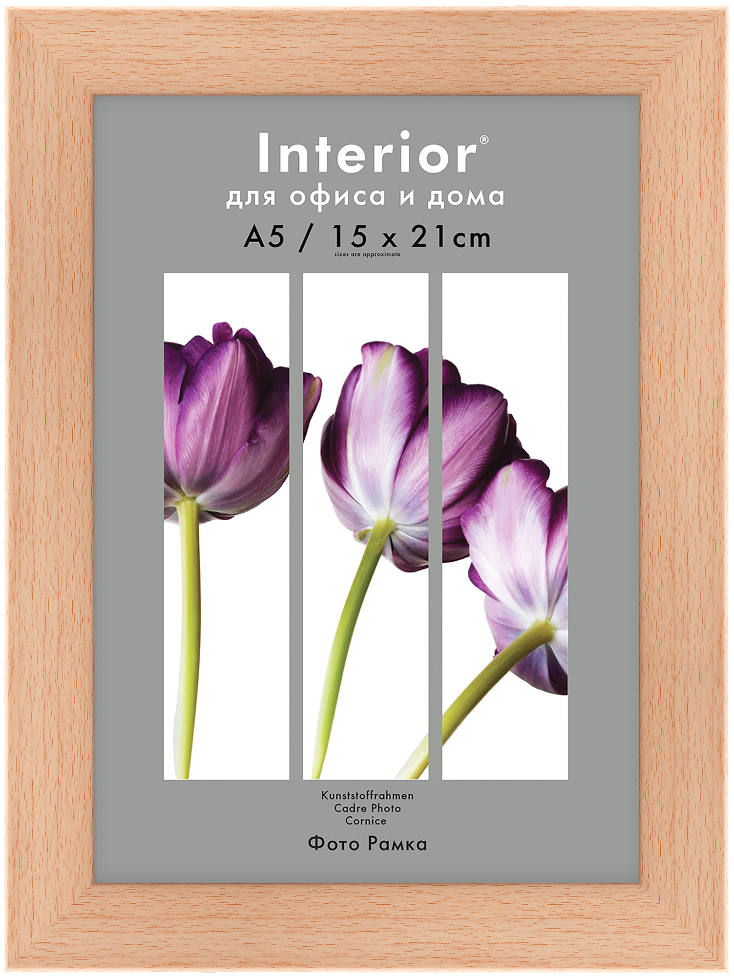 Interior 331G-6 15x21 пластик, светлое дерево (30)