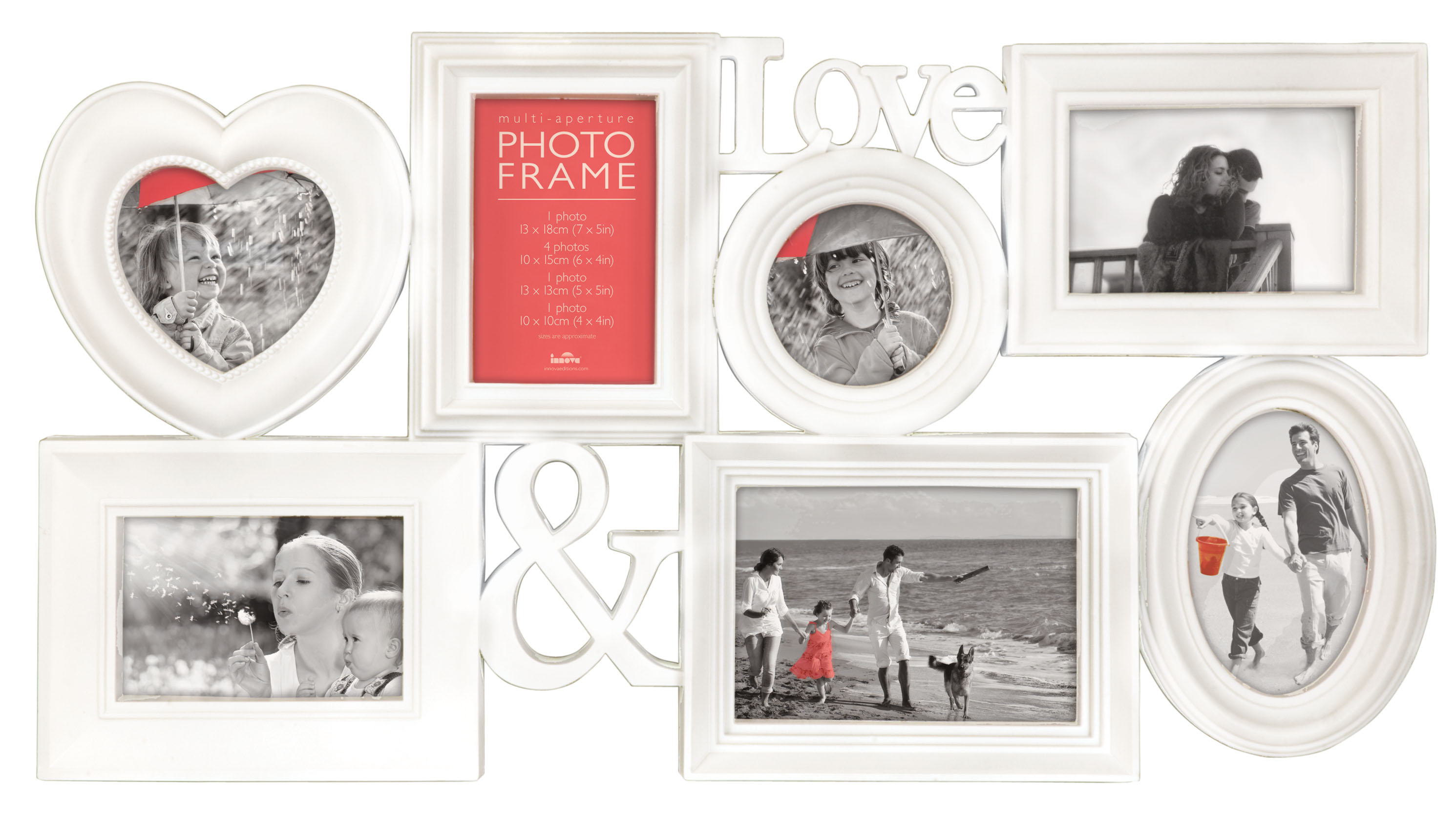 PI06384 Maggiore 7 фото 4 x 10*15, 1 x 13*18, 1 x 13,7*13,7, 1 x 10*10 XXX Love (White) (5)