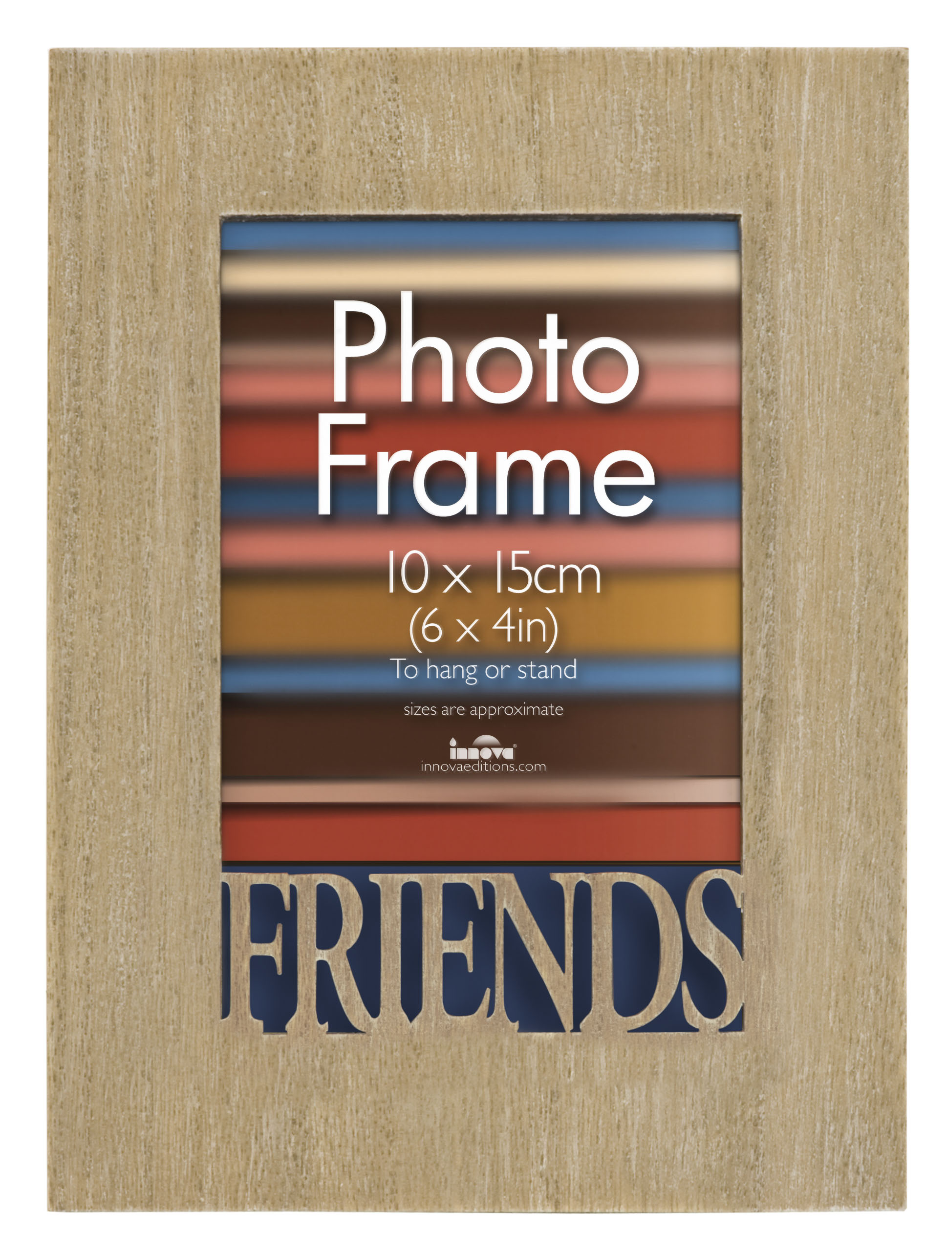 PI06410 Ф/рамка 10x15 Wood "Friends" шпон (6)