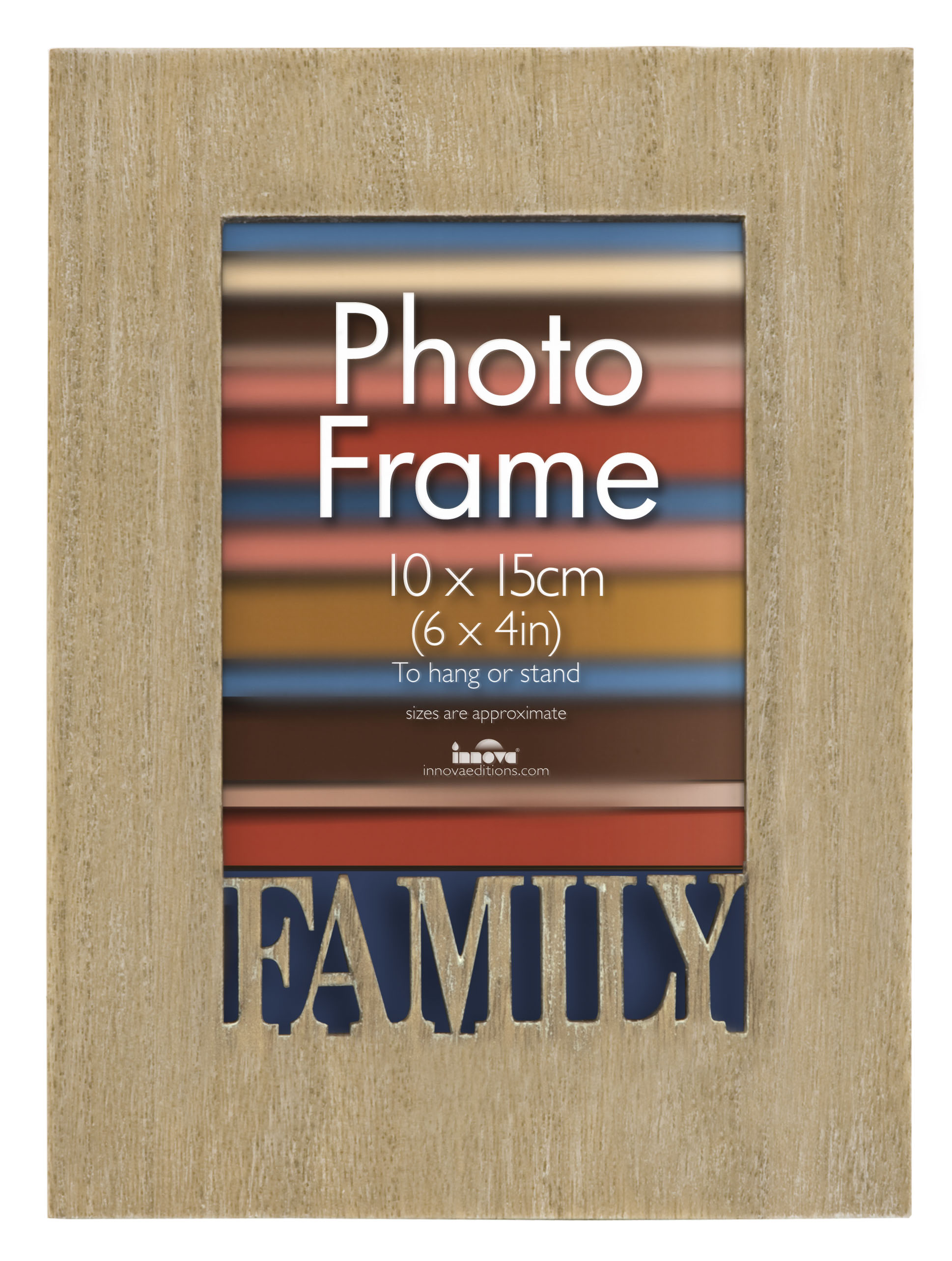 PI06412 Ф/рамка 10x15 Wood "Family" шпон (6)