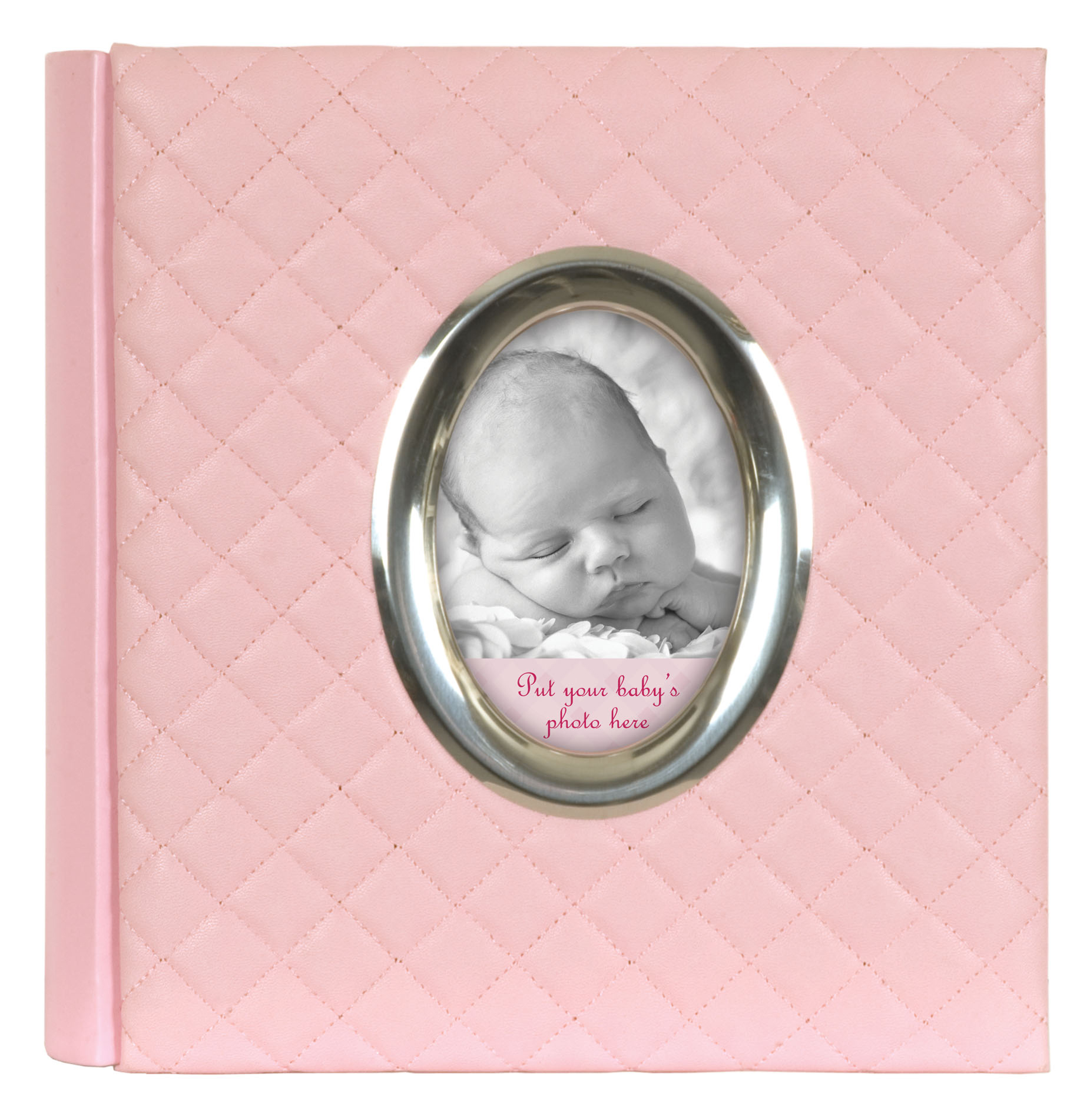 Q8906339 Ф/альбом 200 фото 10*15 Baby Quilted BookBound Memo (PINK) (6)