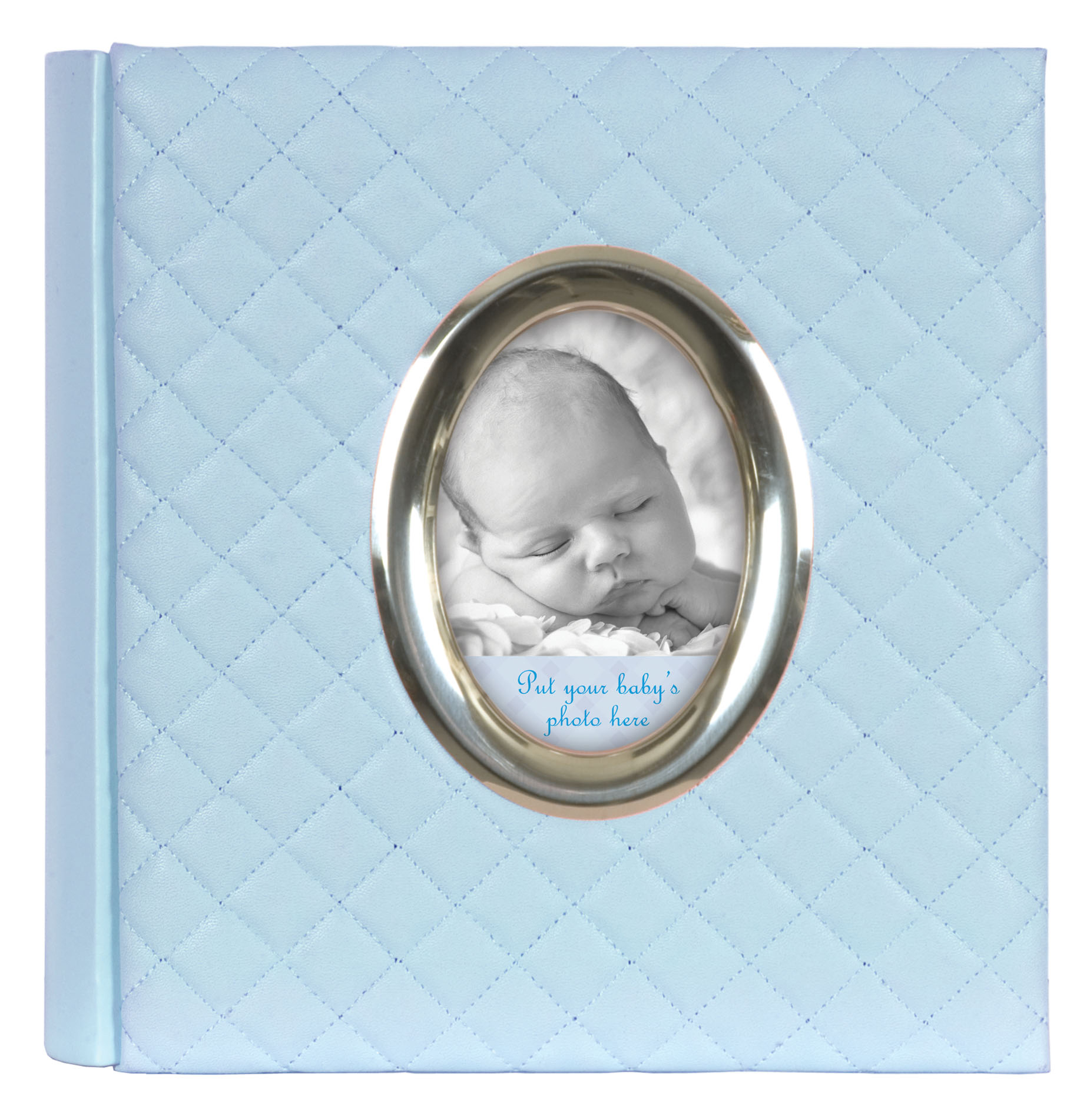 Q8906340 Ф/альбом 200 фото 10*15 Baby Quilted BookBound Memo (BLUE) (6)