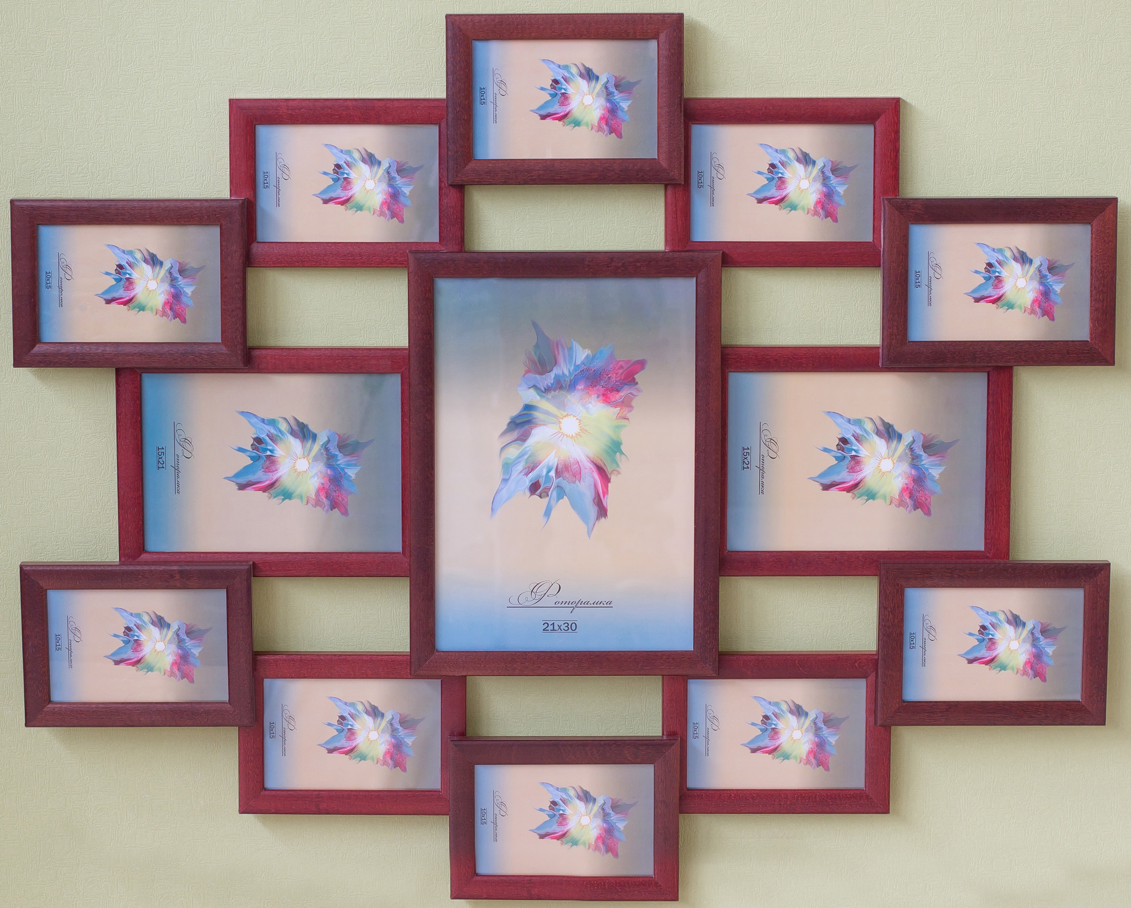 сосна на 13 фото 1x21*30, 2x15*21, 10x10*15 Красное дерево (5)