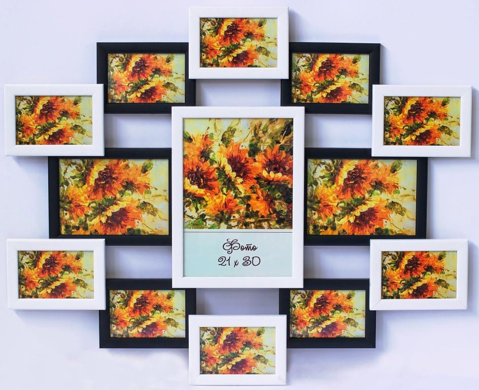 сосна на 13 фото 1x21*30, 2x15*21, 10x10*15 Микс Черный и Белый 003/006 (5)