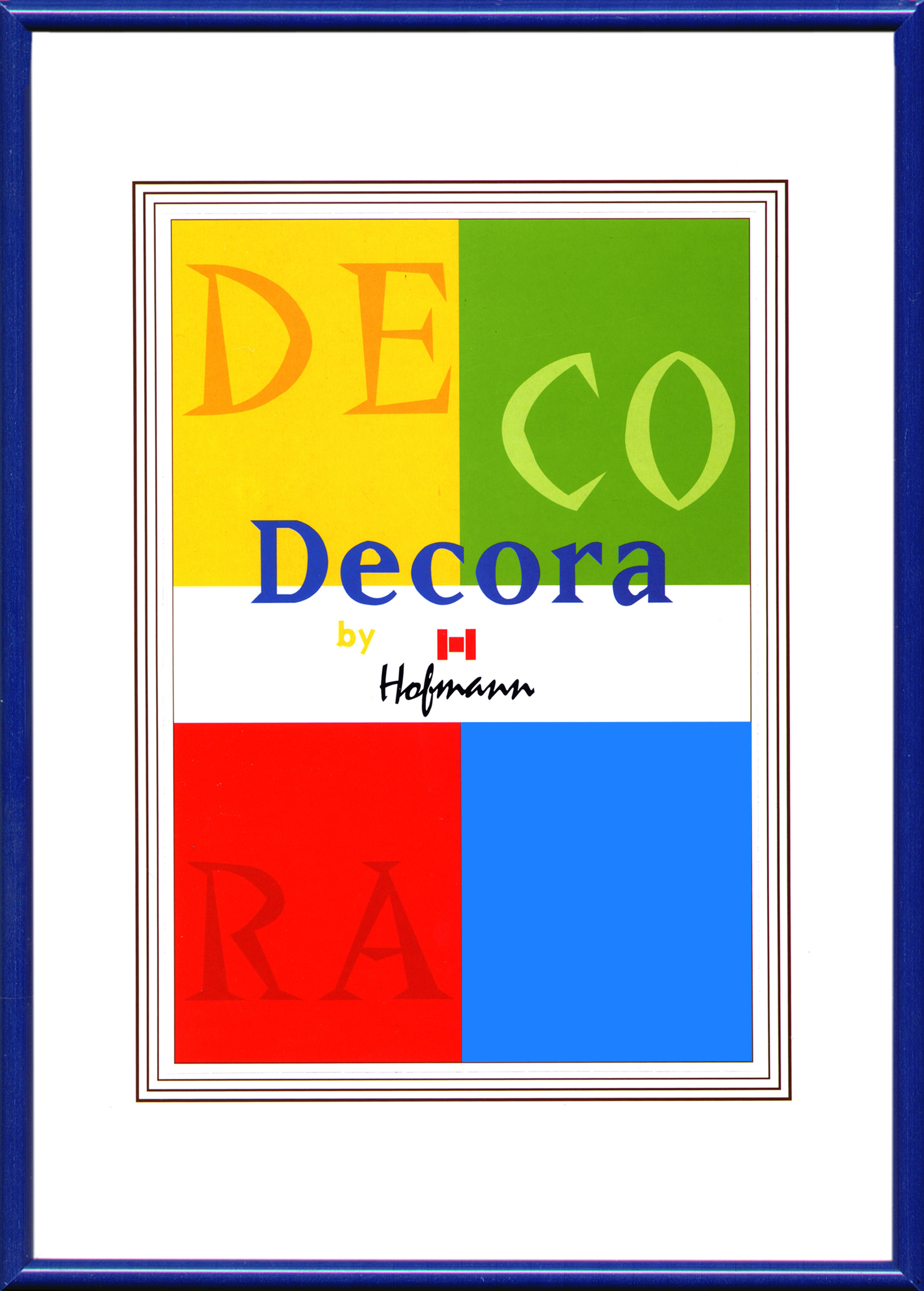 Hofmann 45-A Decora 20*25 паспарту 13x18 синяя (18)