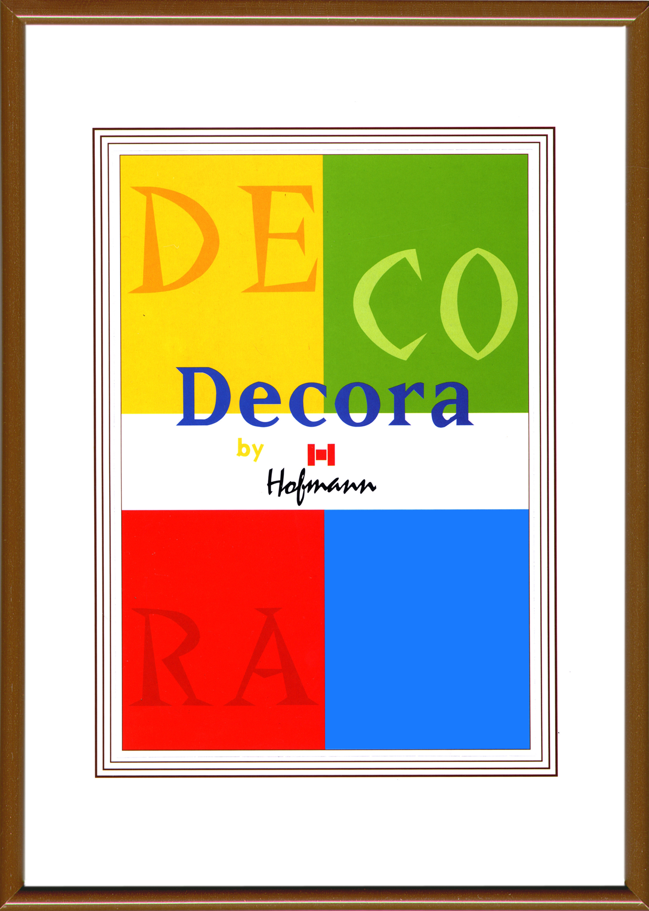 Hofmann 45-М Decora 15*20 паспарту 10x15 коричневая (18)