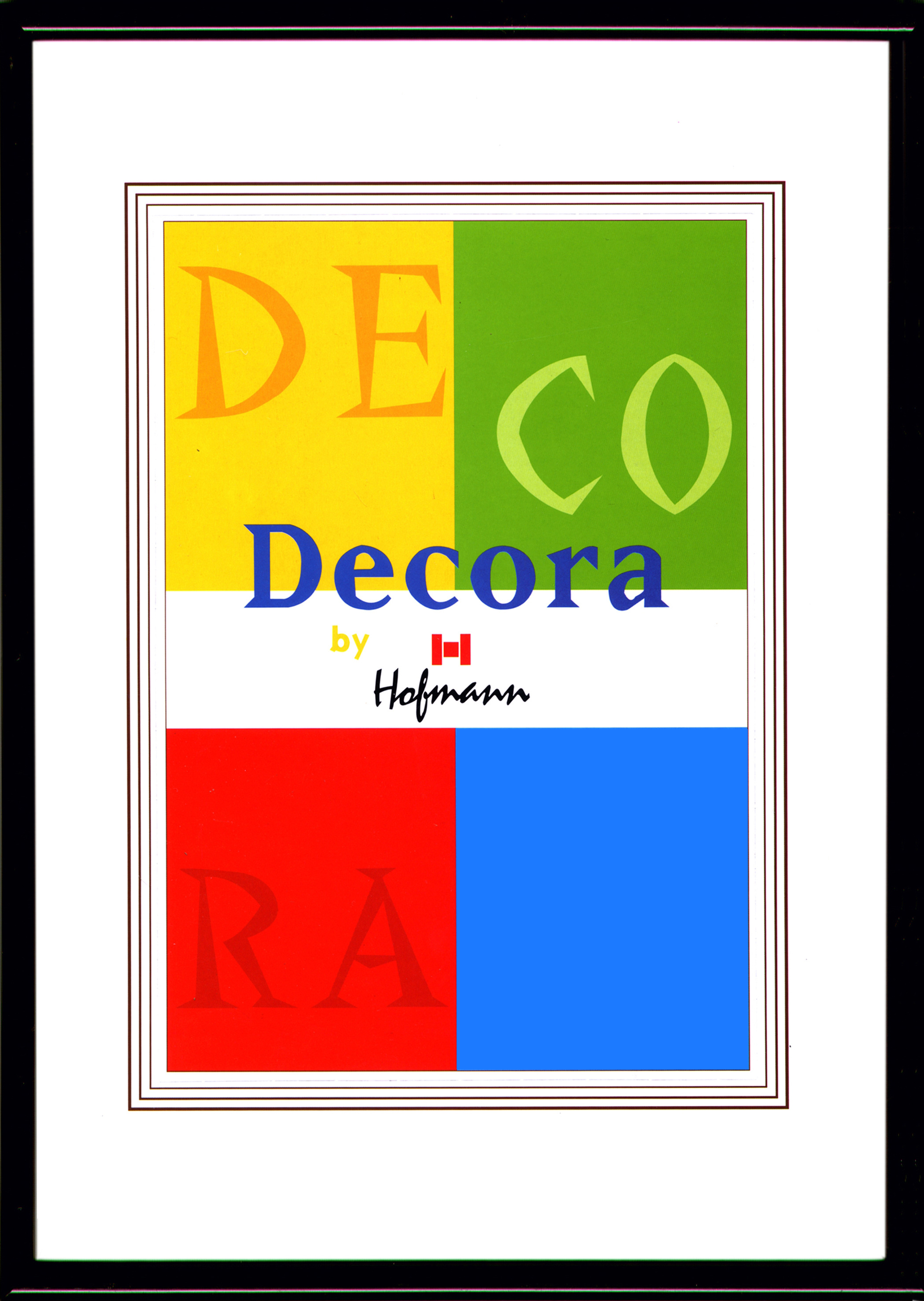 Hofmann 45-N Decora 50*60 паспарту 30x40 черная (6)