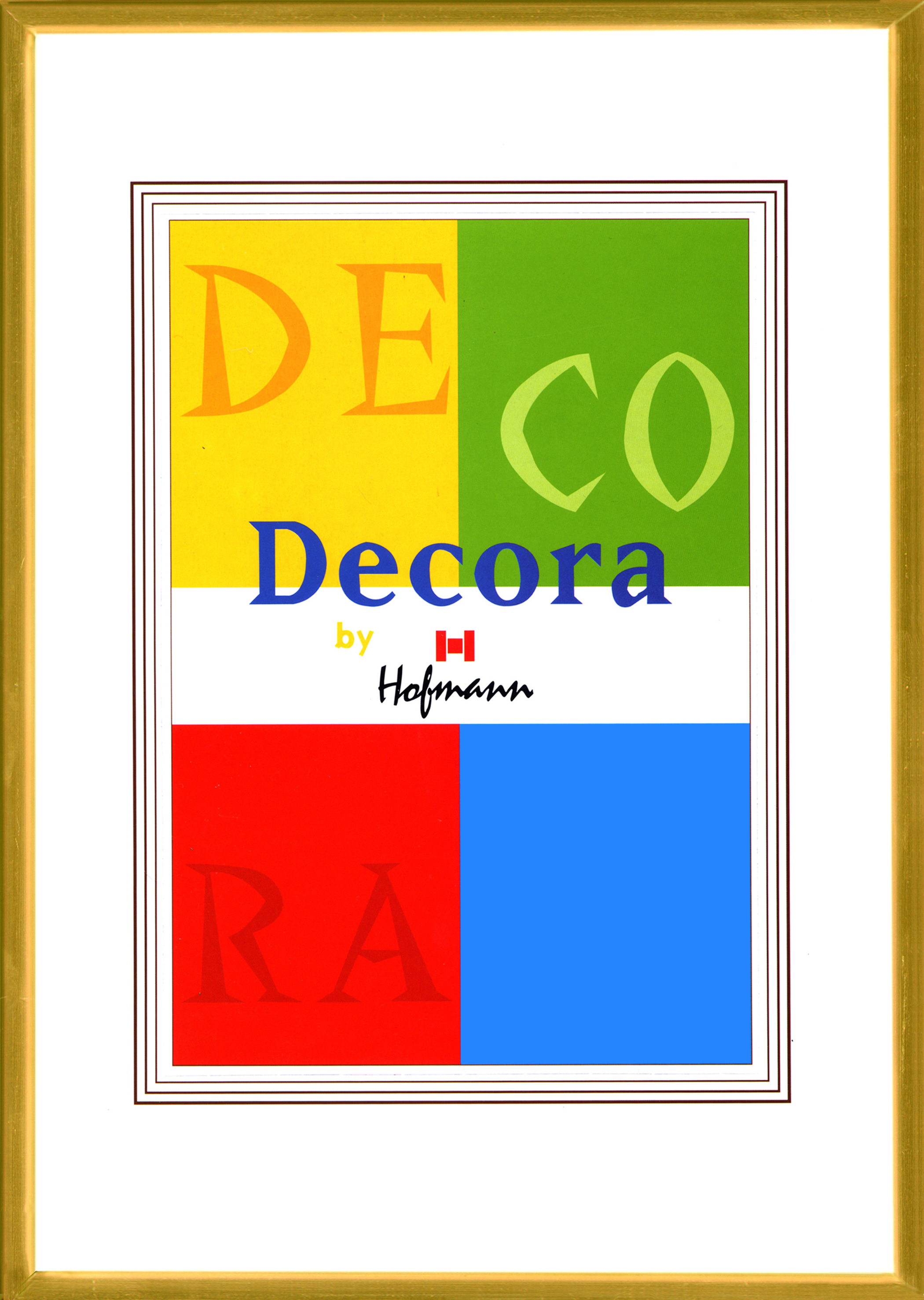 Hofmann 45-O Decora 50*60 паспарту 30x40 золотая (6)