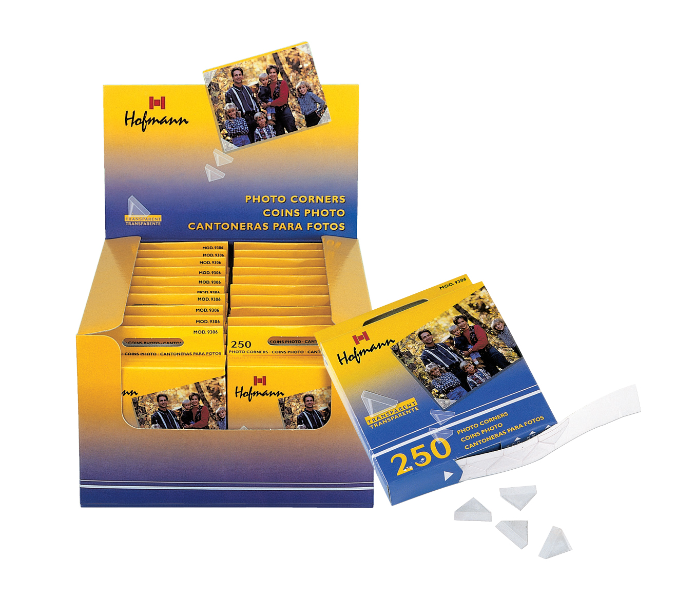 Hofmann 9306 250 прозрачных уголков для накл. фото (20)