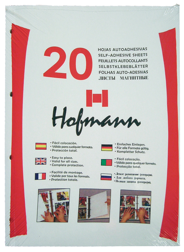 Hofmann 9620 20 магн. листов для альбомов с кольцами (15)