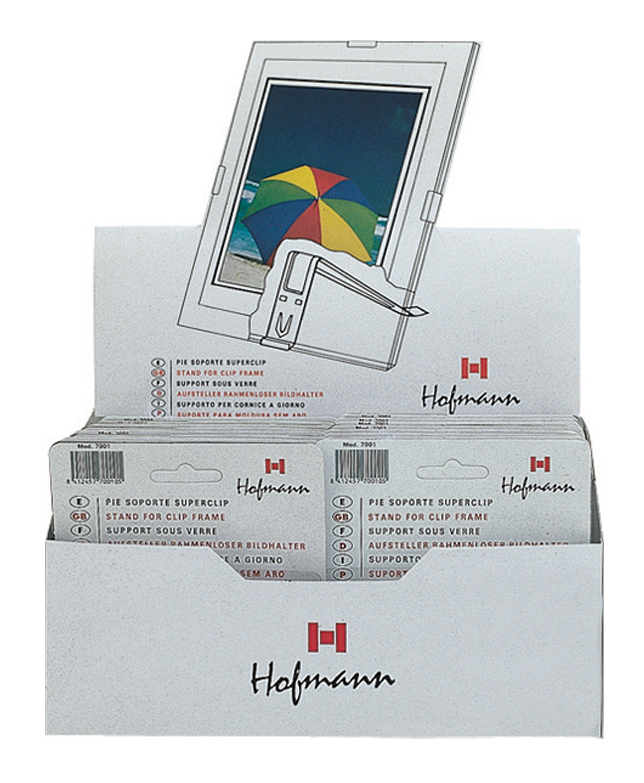 Hofmann 7001-S Подставка для рамок клип 69 модели (по формат 20х25) (36)