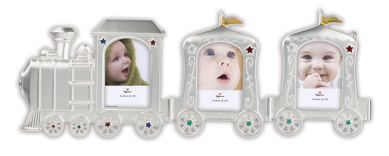 Hofmann 1012 металл на 3 фото детская, паровозик размер 34х12 см