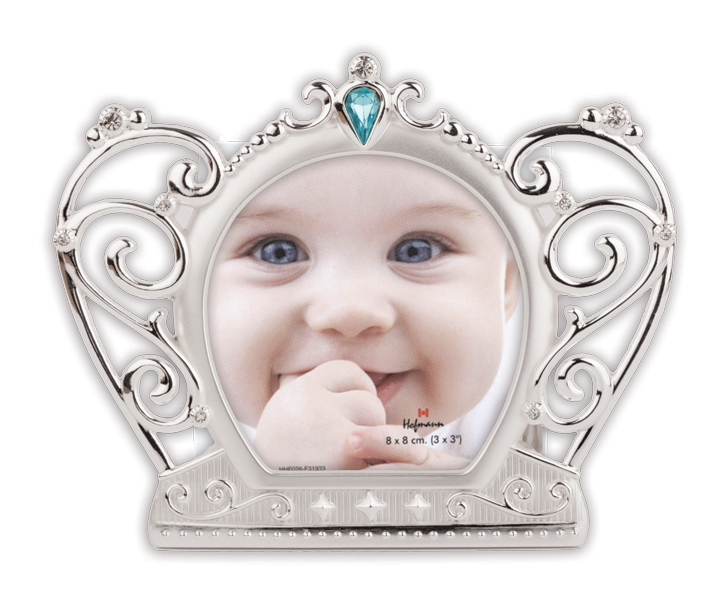 Hofmann 1016 металл детская, корона - мальчик размер 14х11 см
