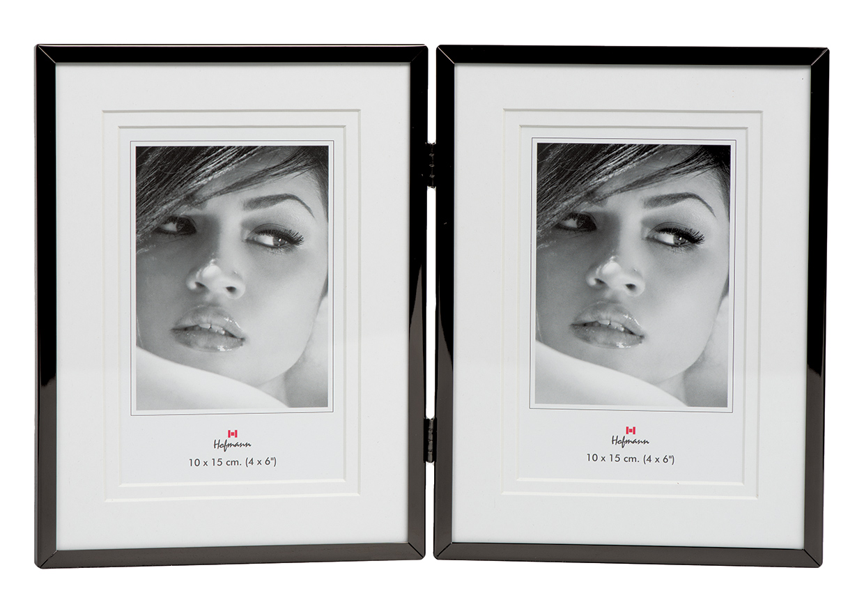 Hofmann 1026/2 металл на 2 фото 10х15, размер 31х20 см, вороненый, книжка