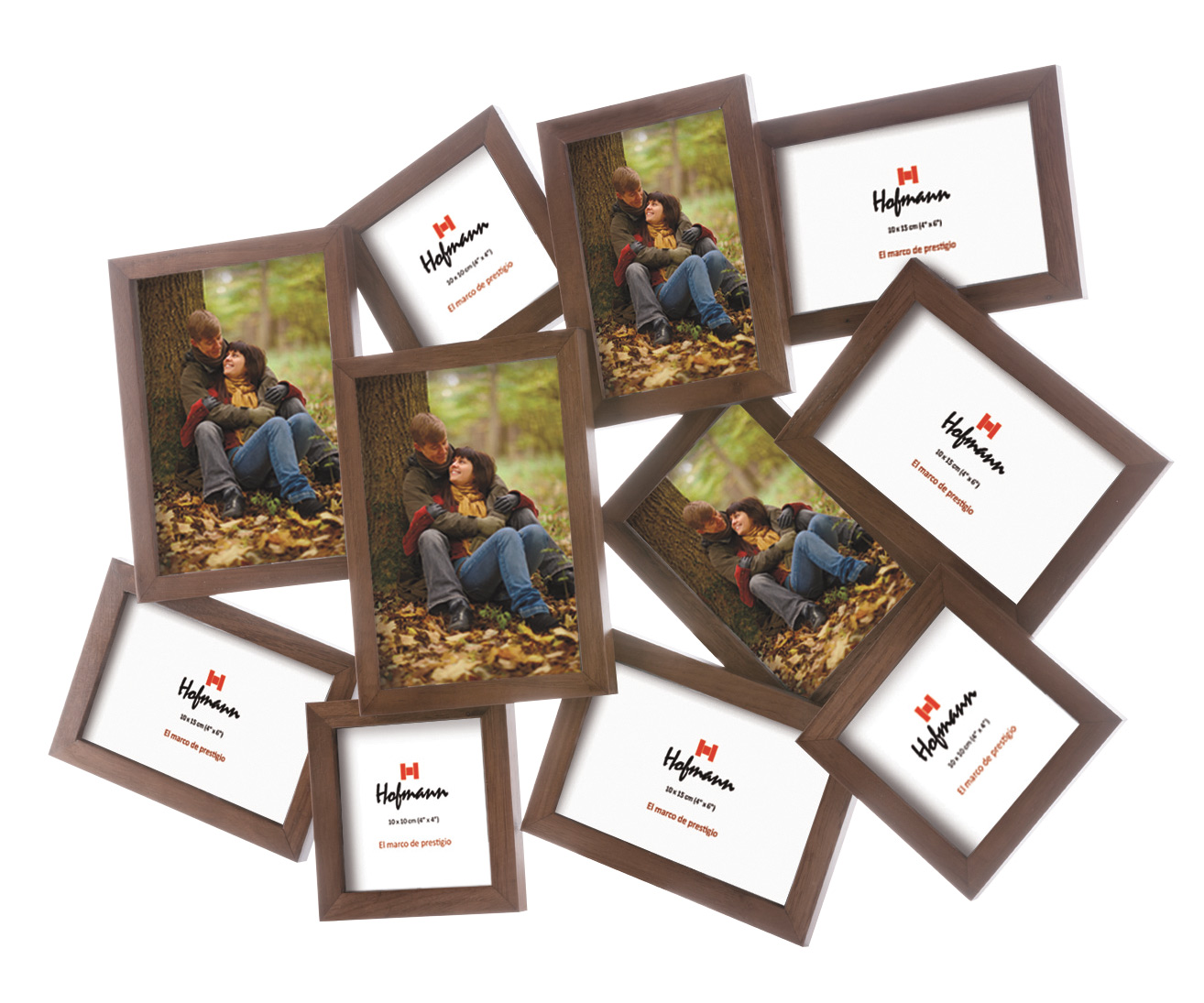 Hofmann 46016 дерево на 11 фото 3 х 10х10, 6 x 10х15, 2 x 13х18, размер 67x48 см