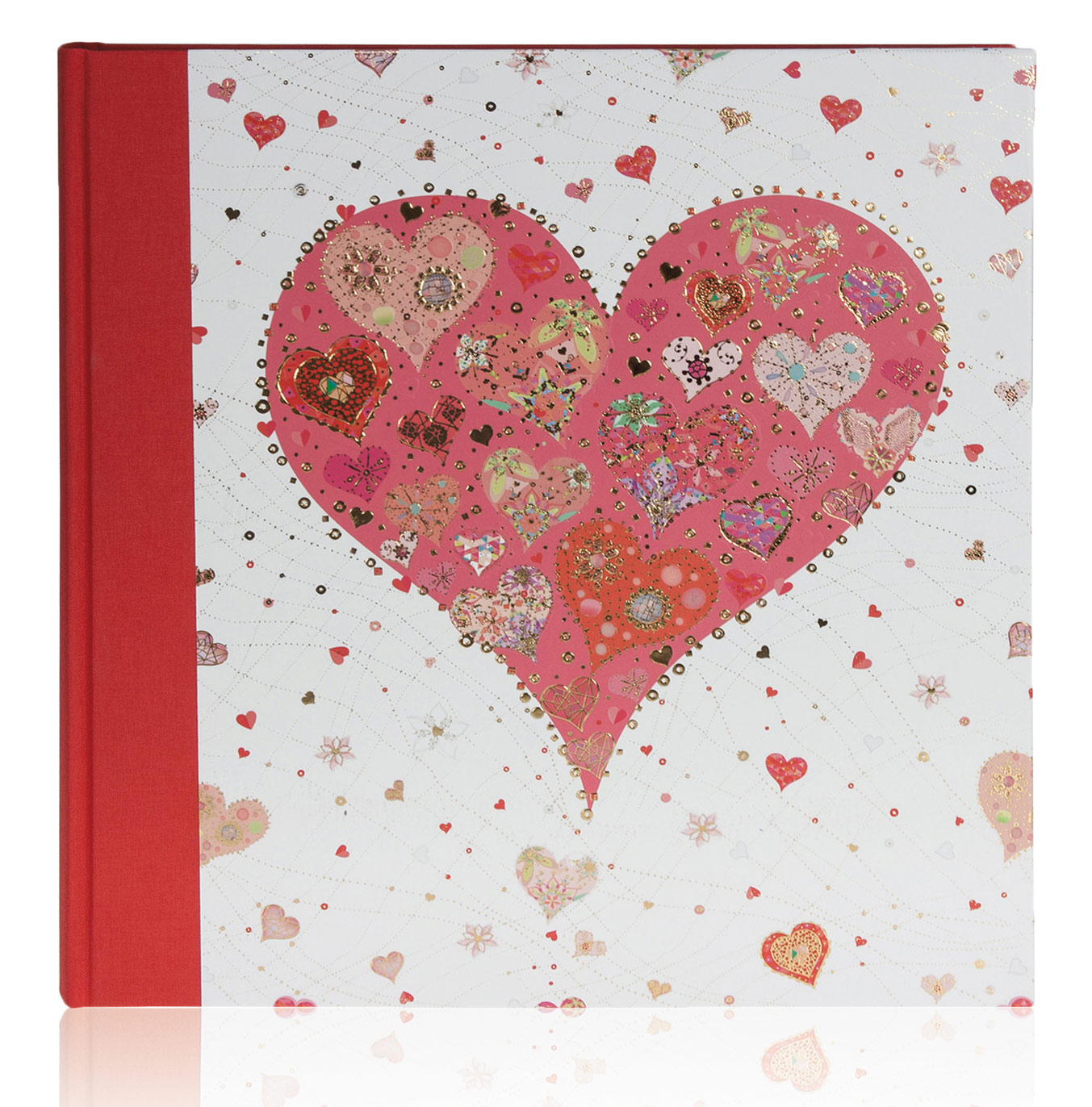 GoldBuch 8412 на 60 страниц 26х30 см (раз. альбома 30х31) сердце красное
