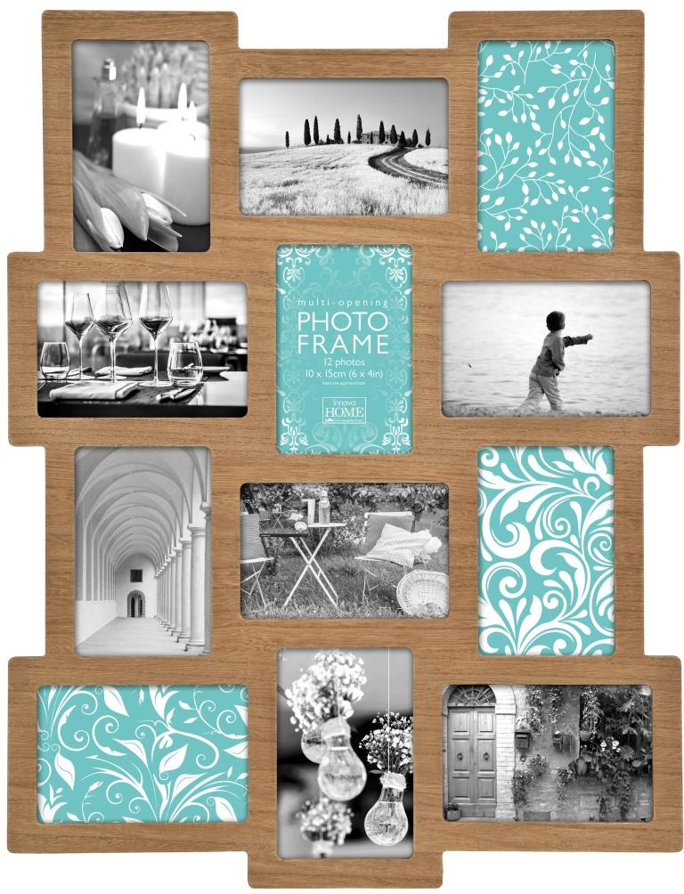 PI07211 Ф/рамка 12 фото 10*15 Madeira Veneer Lux. Wood (6)