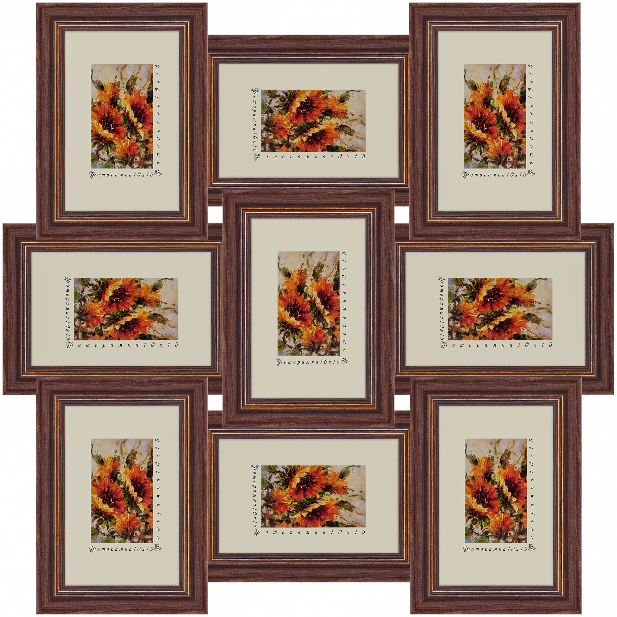 сосна на 9 фото 9x10*15 лакированная CGN 0023/1 (1)