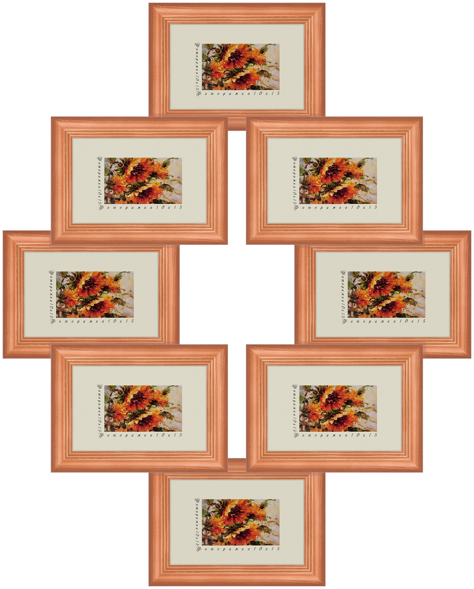 сосна на 8 фото 8x10*15 лакированная CHA 0093/1 (1)