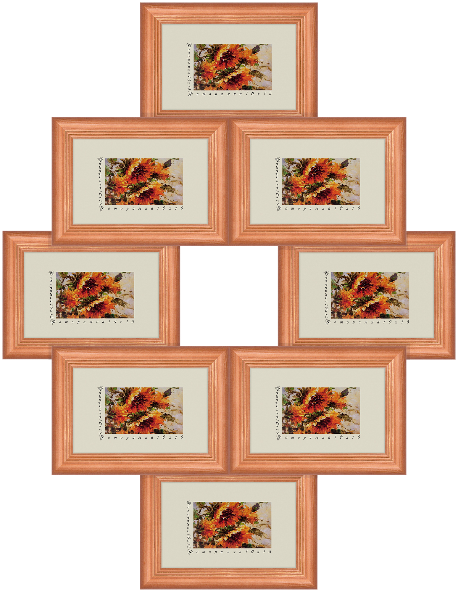 сосна на 8 фото 8x10*15 лакированная CHA 0093/2 (1)