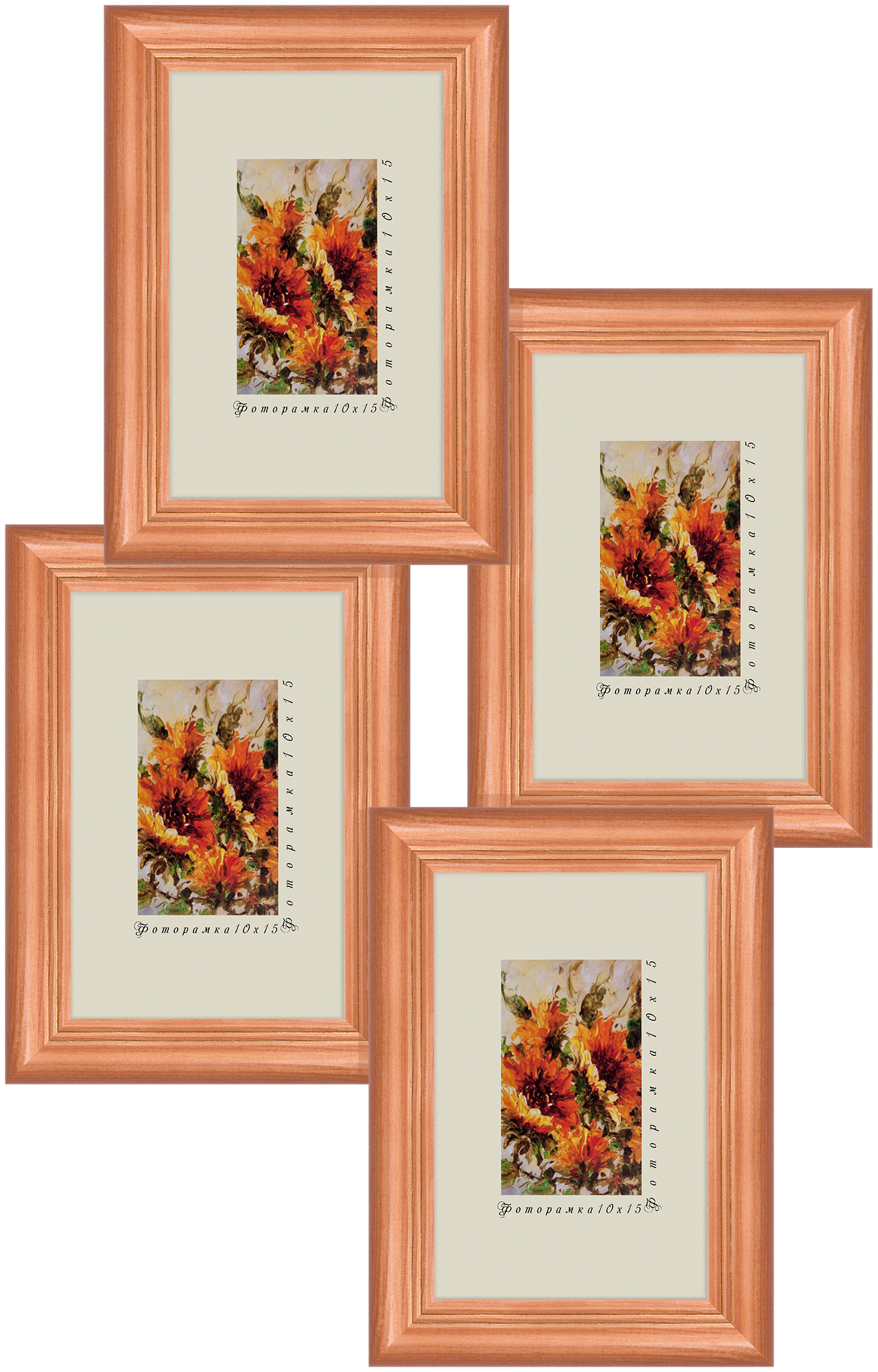 сосна на 4 фото 4x10*15 лакированная CHA 0093/2 (1)