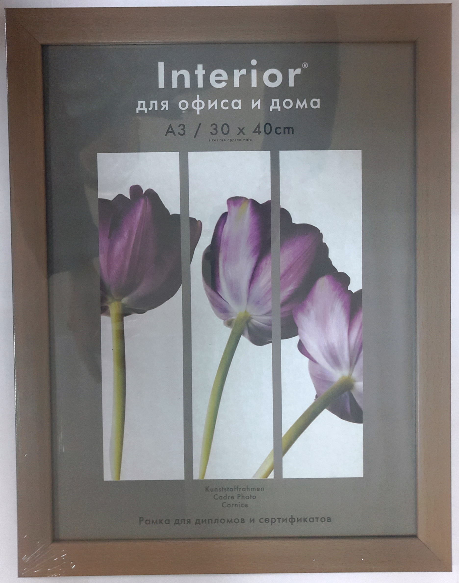 Interior 331G-12 30x40 пластик, светлое дерево (30)