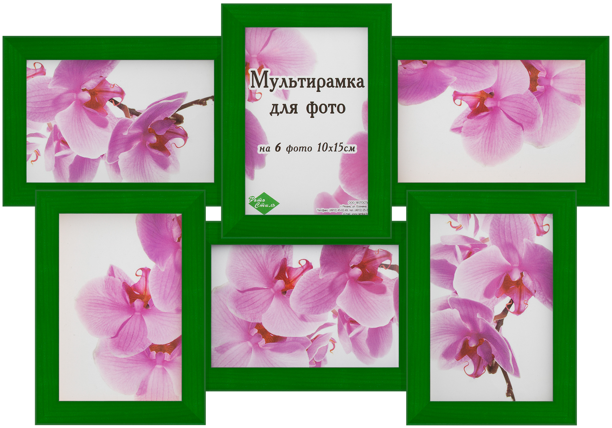 дерево на 6 фото 10х15 Зеленый (10)