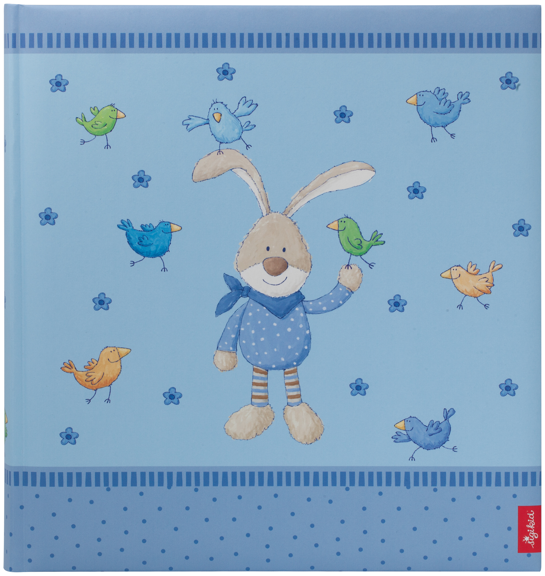 GoldBuch 15124 на 60 страниц 26х30 см (раз. альбома 30х31) заяц, голубой (10)