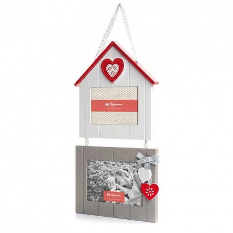 Hofmann 404 дерево на 2 фото 10x15 и 9x13 размер 20x37 дом и сердца