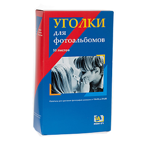 Image Art 1828-В уголки черные 36 шт (50) (200/800)