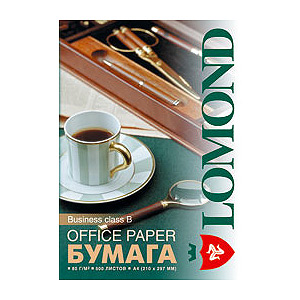 0101004 Lomond Бумага BUSINESS (500 л., 80 г./м., Класс В)(А4) (5/150)