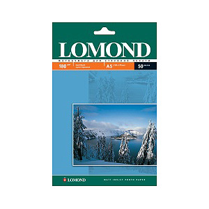 0102068 Lomond Бумага А5 (матовая) 180г/м2 (50 л) односторонняя (60)