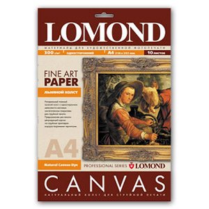 0908411 Lomond Холст для водных чернил, А4 /10л (16)