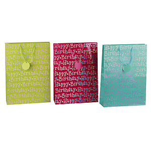 Пакет 108GBJ (33х46х10)глянц.birthday (12/144/2304)