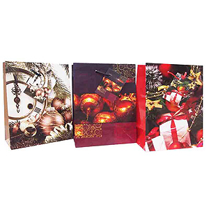 Пакет 308GBM (18х23х10)глянц. new year (12/144/9216)