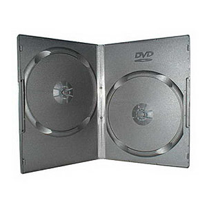 DVD-BOX (черный) двойной глянец 14мм (100) боксы (100/3200)