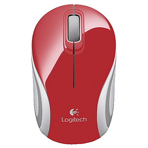 910-002737 Мышь Logitech M187 Wireless Mini Mouse Red USB (8)
